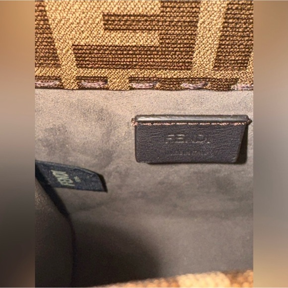 ⭐️🇮🇹 FENDI 2021 Mini FF Zucca Sunshine Shopper Tote✨ - Picture 6 of 11